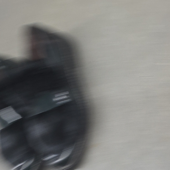 Black Fur-Trimmed Women's Loafers - Picture 5 of 10